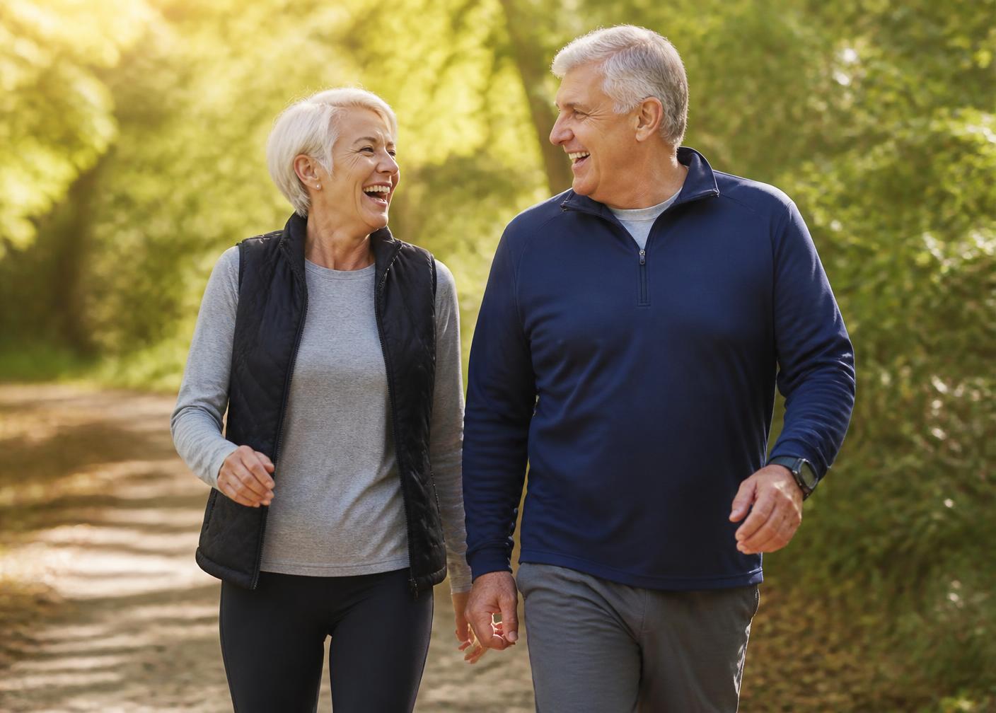 Smiling adults reviewing their Phoenix MD health plan